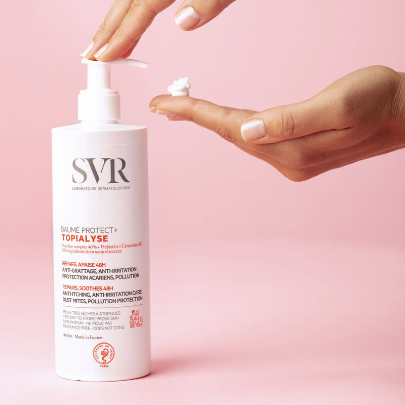 Kem dưỡng da toàn thân SVR TOPIALYSE BAUME PROTECT+ 400ML giúp dưỡng ẩm kéo dài cho da khô, da nhạy cảm