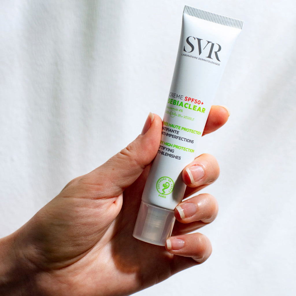 Kem chống nắng SVR SEBIACLEAR CREME SPF50+ 40ML dưỡng da, hỗ trợ giảm mụn, sạch dầu trên da dành cho da dầu mụn