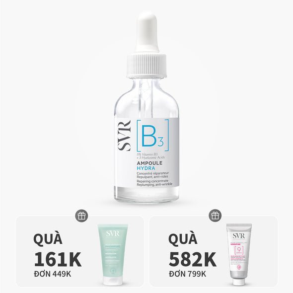 Ampoule B3 dưỡng ẩm, chống nhăn da 30ml