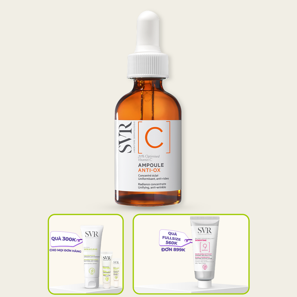 Ampoule C sáng da, mờ thâm 30ml