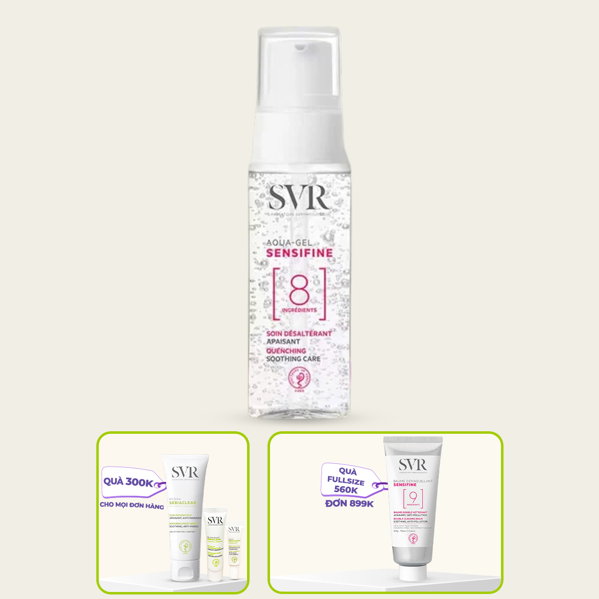 Gel cấp ẩm và làm dịu dành cho da chạy cảm 40ml