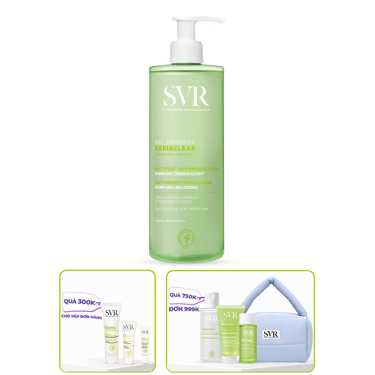 Gel rửa mặt làm sạch dầu nhờn