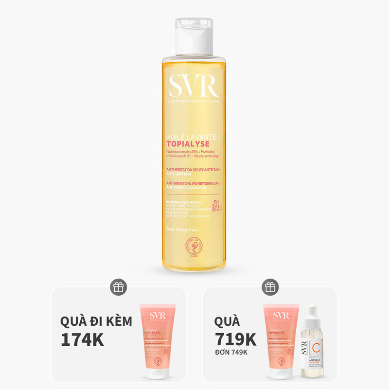 Dầu tắm làm sạch và dưỡng ẩm 200ml