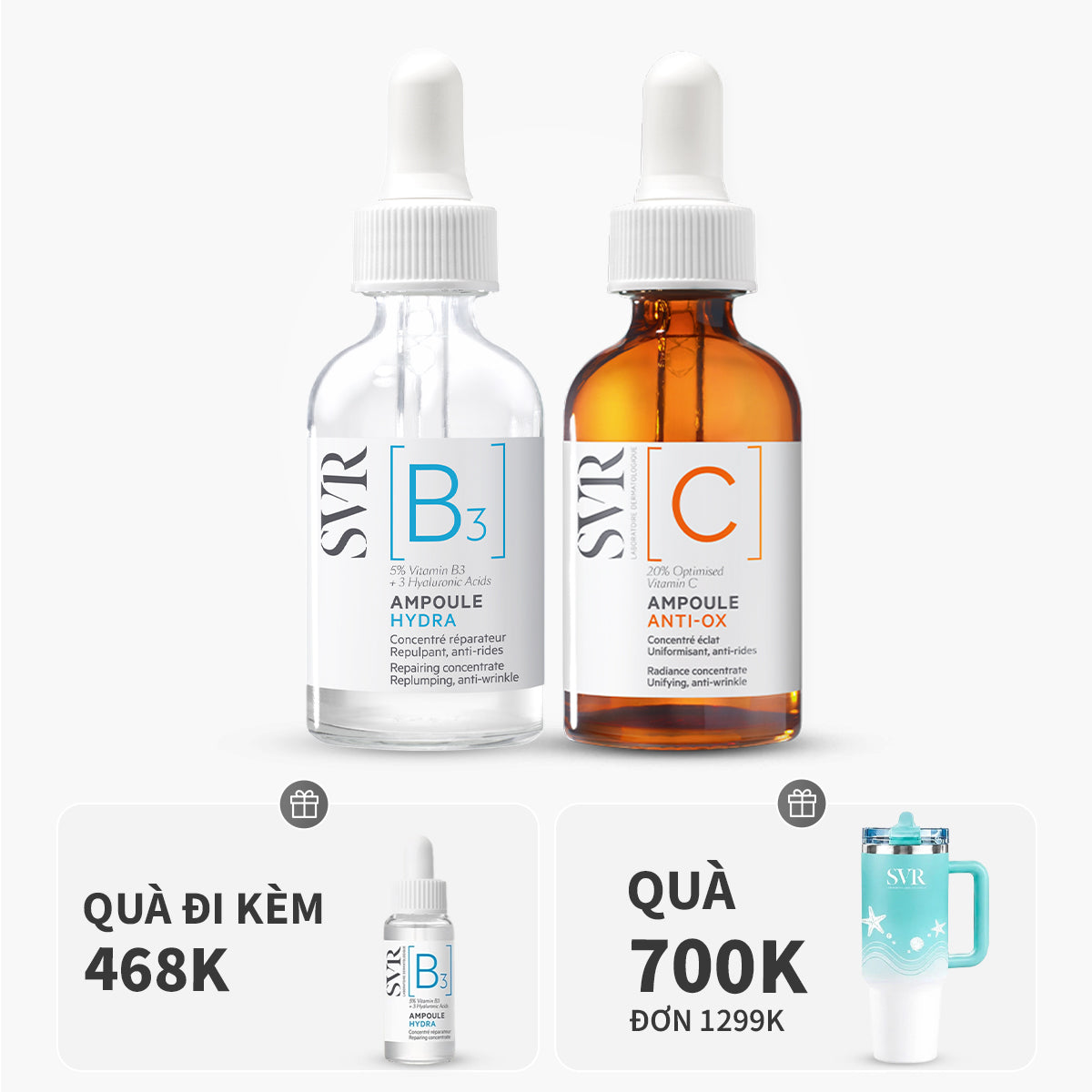 Bộ đôi Ampoule C 30ml và Ampoule B3 30ml