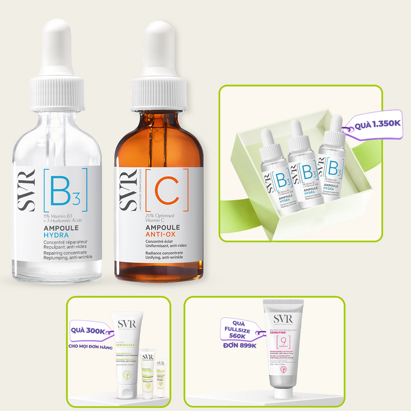 Bộ đôi Ampoule C 30ml và Ampoule B3 30ml