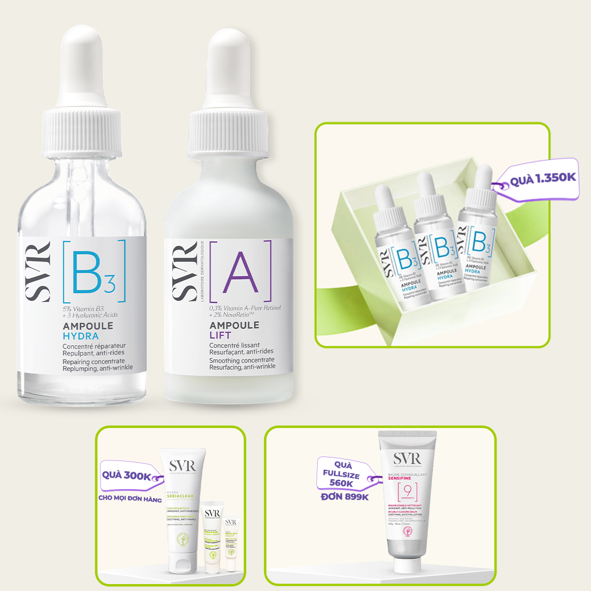 Bộ đôi Ampoule A 30ml và Ampoule B3 30ml
