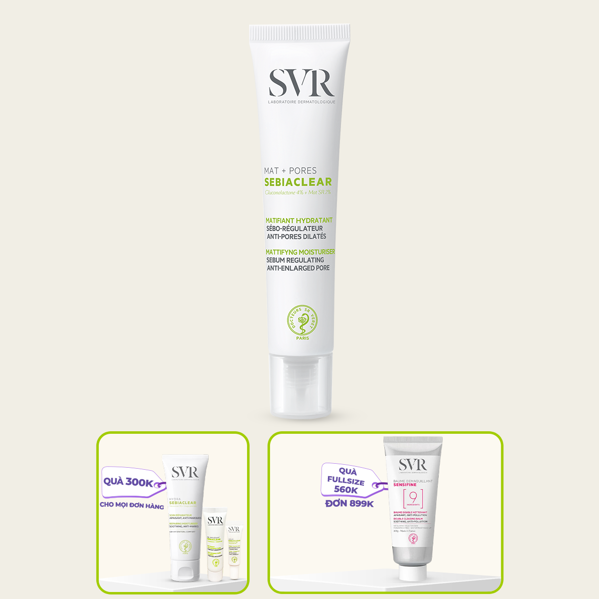 Kem dưỡng giảm bóng nhờn 40ml