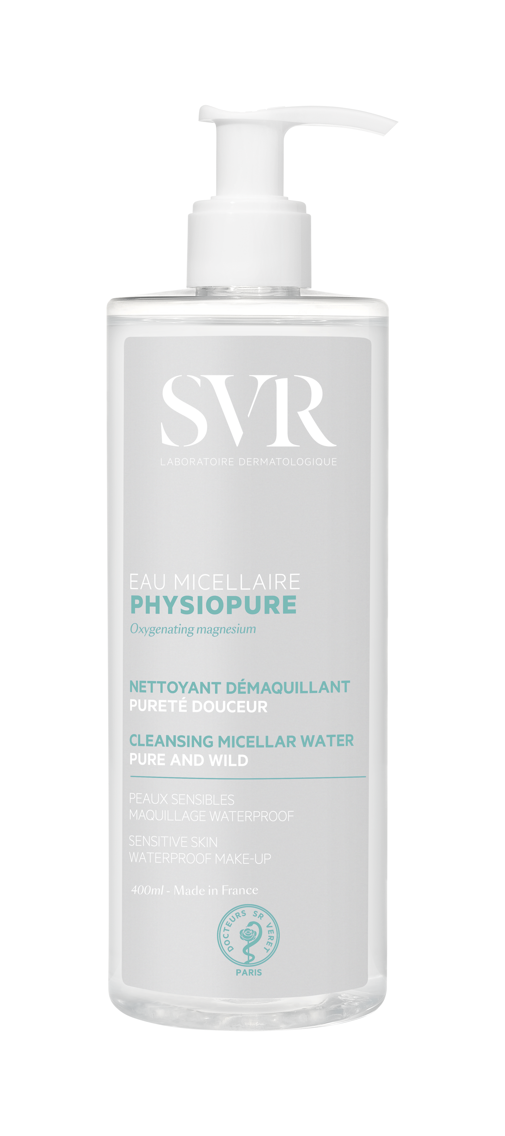 Nước tẩy trang SVR PHYSIOPURE EAU MICELLAIRE giúp làm sạch da dùng được cho cả mắt và môi dành cho da nhạy cảm