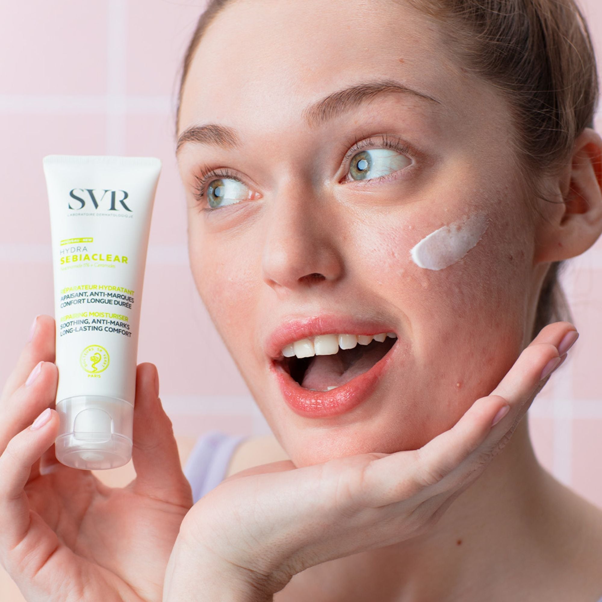 Kem Dưỡng Ẩm Dành Cho Da Dầu Mụn SVR Sebiaclear Hydra 40ML
