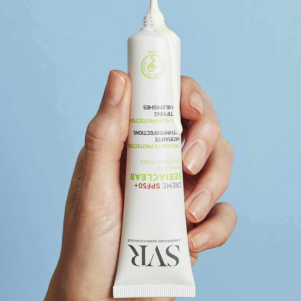 Kem Chống Nắng Giảm Mụn Không Nhờn Rít SVR Sebiaclear Creme SPF50+