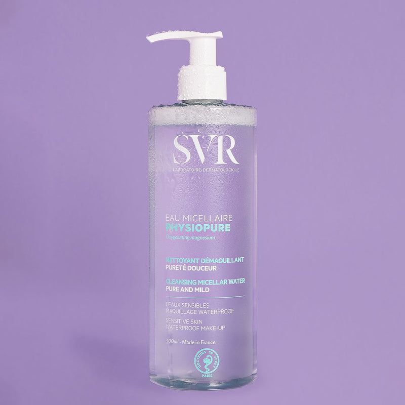 Nước tẩy trang SVR PHYSIOPURE EAU MICELLAIRE giúp làm sạch da dùng được cho cả mắt và môi dành cho da nhạy cảm