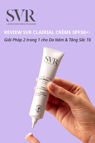 review kem chống nắng svr clairial​