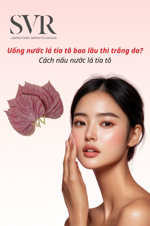 Uống nước lá tía tô bao lâu thì trắng da? Cách nấu nước lá tía tô
