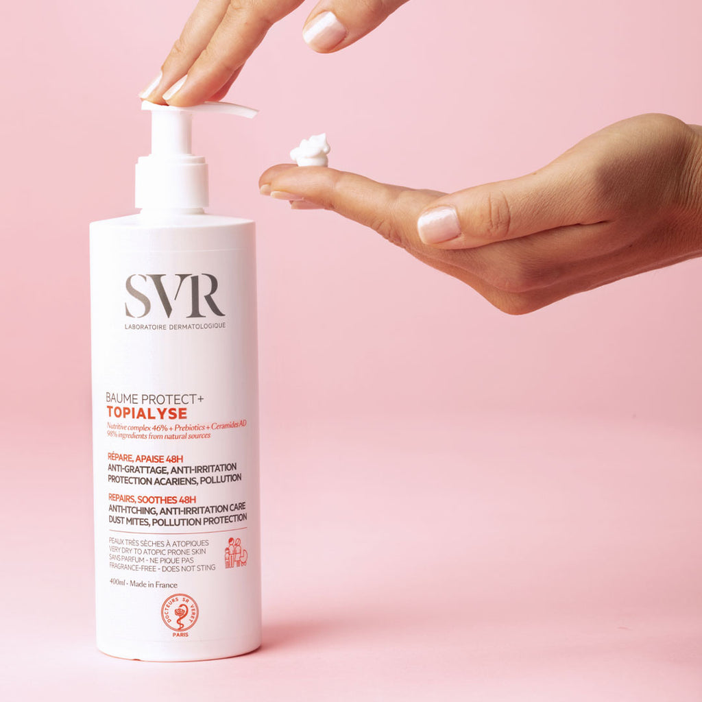 Kem dưỡng da toàn thân SVR TOPIALYSE BAUME PROTECT+ 400ML giúp dưỡng ẩm kéo dài cho da khô, da nhạy cảm