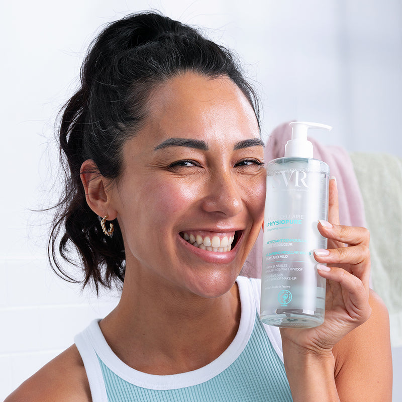 Bộ đôi gel rửa mặt sạch sâu 400ml và nước tẩy trang giúp sạch sâu, dùng được mắt & môi 400ml