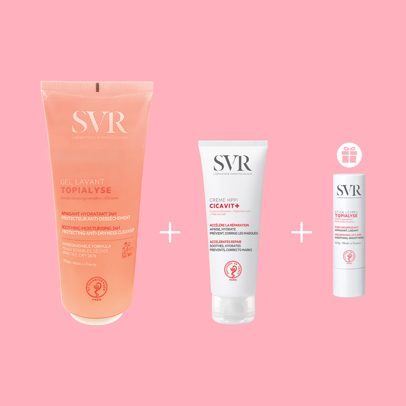 Bộ đôi Gel Làm Sạch và Kem Dưỡng Làm Dịu Da