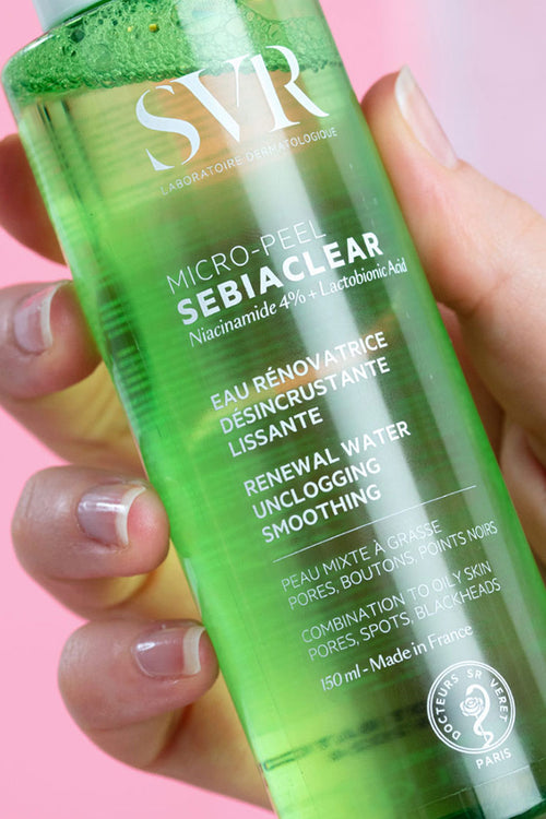 Nước cân bằng giảm mụn SVR Sebiaclear Micro-Peel