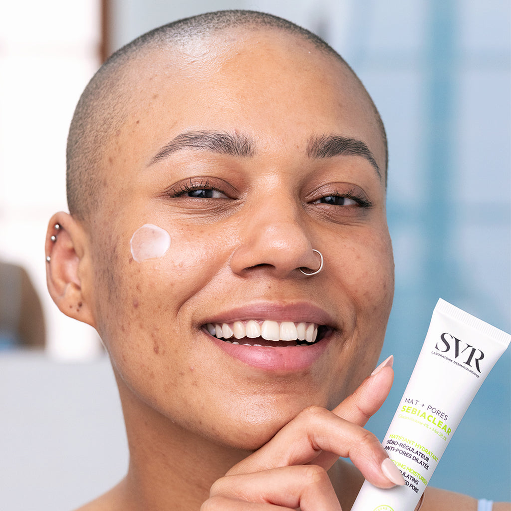 Kem dưỡng SVR SEBIACLEAR MAT PORES 40ML giúp giảm mụn và thông thoáng lỗ chân lông dành cho da dầu mụn