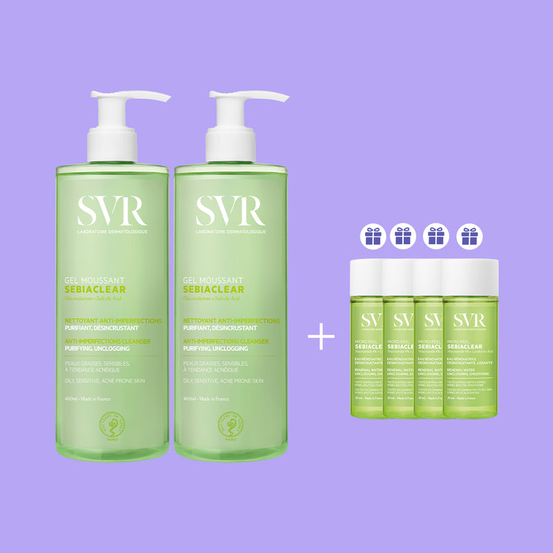 Combo 2 Gel rửa mặt làm sạch dầu nhờn 400ml