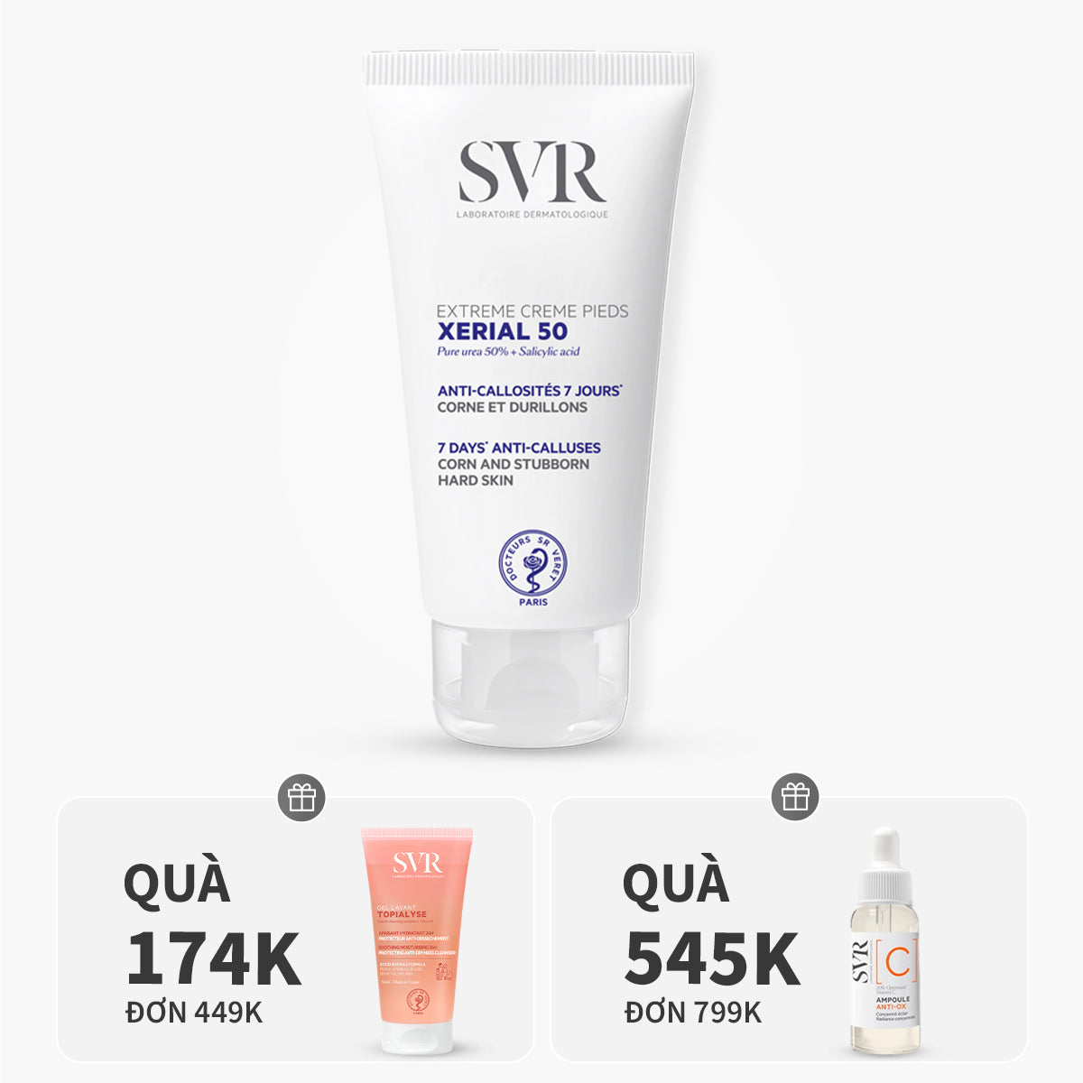 Kem gót chân giảm chai sần 50ml
