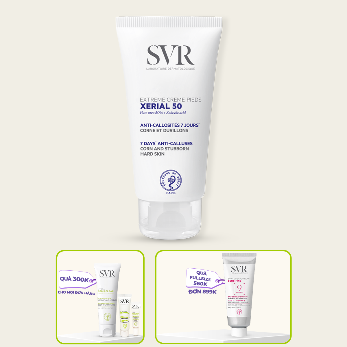 Kem gót chân giảm chai sần 50ml