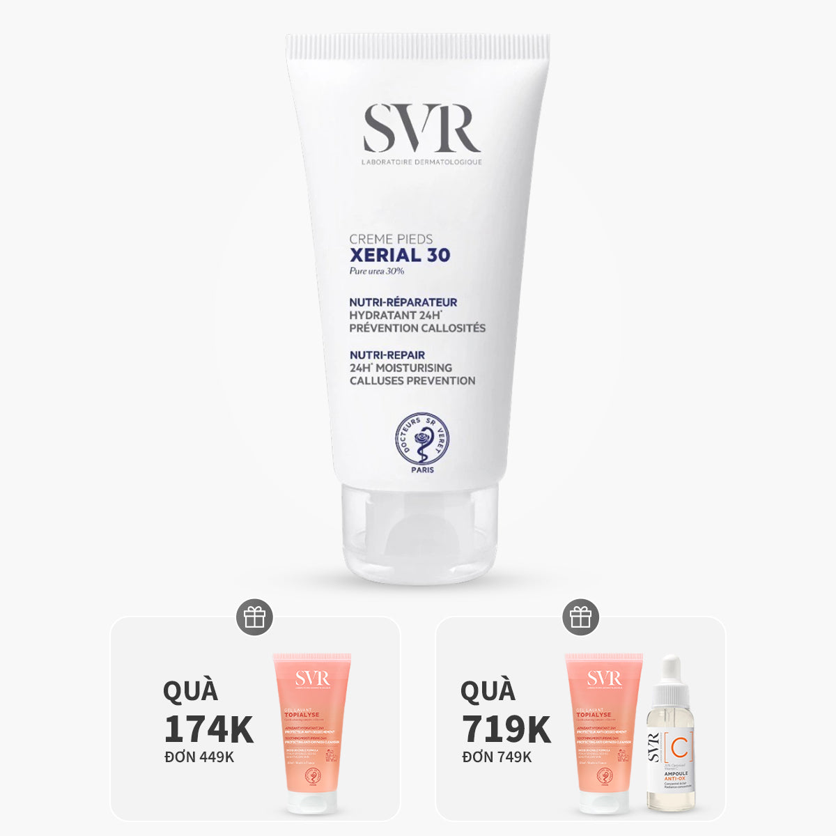 Kem gót chân mềm mịn 50ml