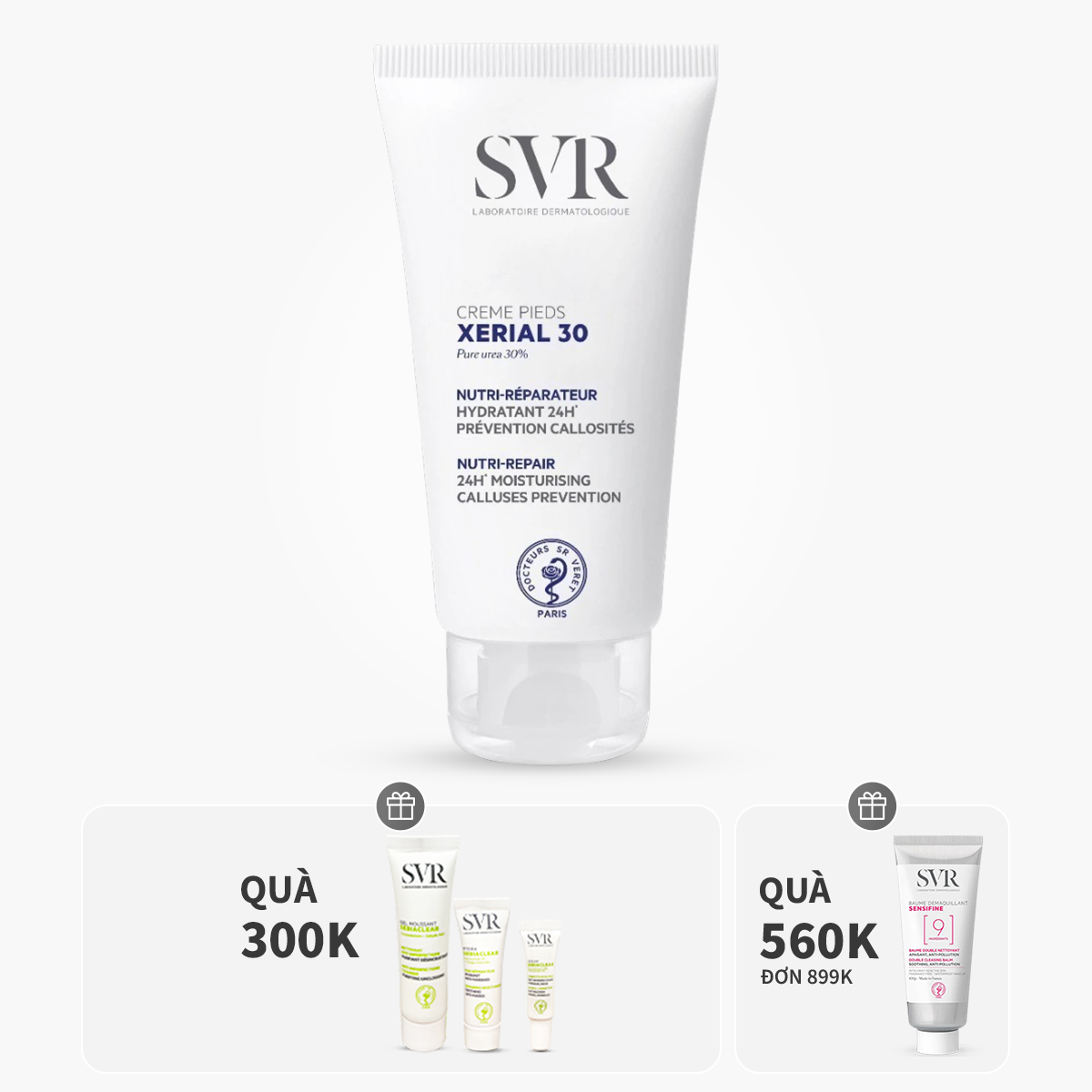 Kem gót chân mềm mịn 50ml