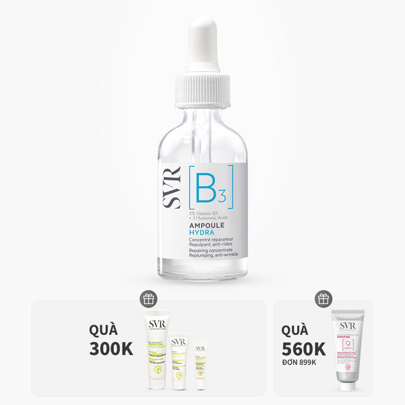 Ampoule B3 dưỡng ẩm, chống nhăn da 30ml