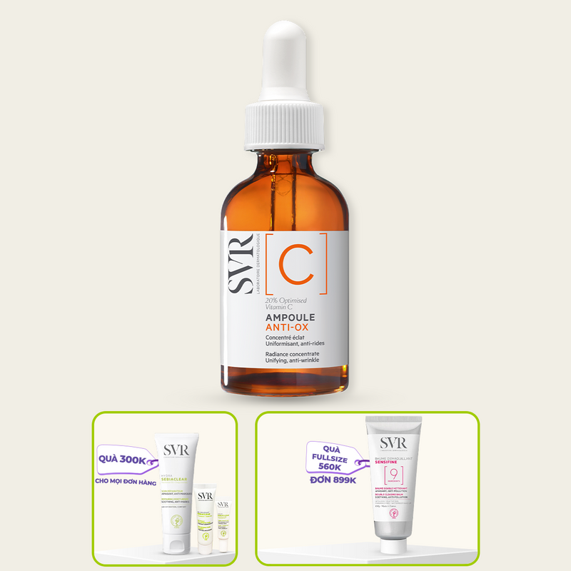 Ampoule C sáng da, mờ thâm 30ml
