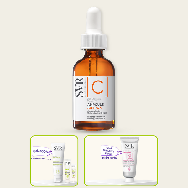 Tinh chất dưỡng da SVR [A] AMPOULE LIFT 30ML giúp làm giảm nếp nhăn và mềm mịn da