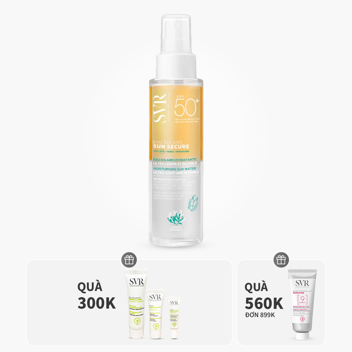 Xịt chống nắng 2 lớp 200ml