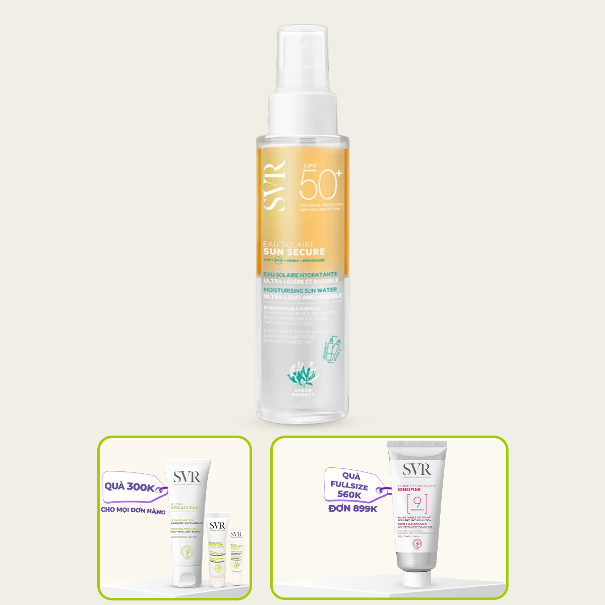 Xịt chống nắng 2 lớp 200ml