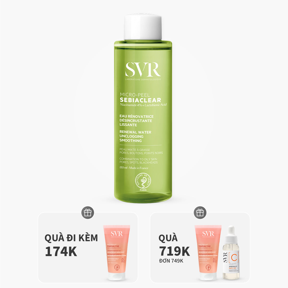 Nước cân bằng giảm mụn 150ml
