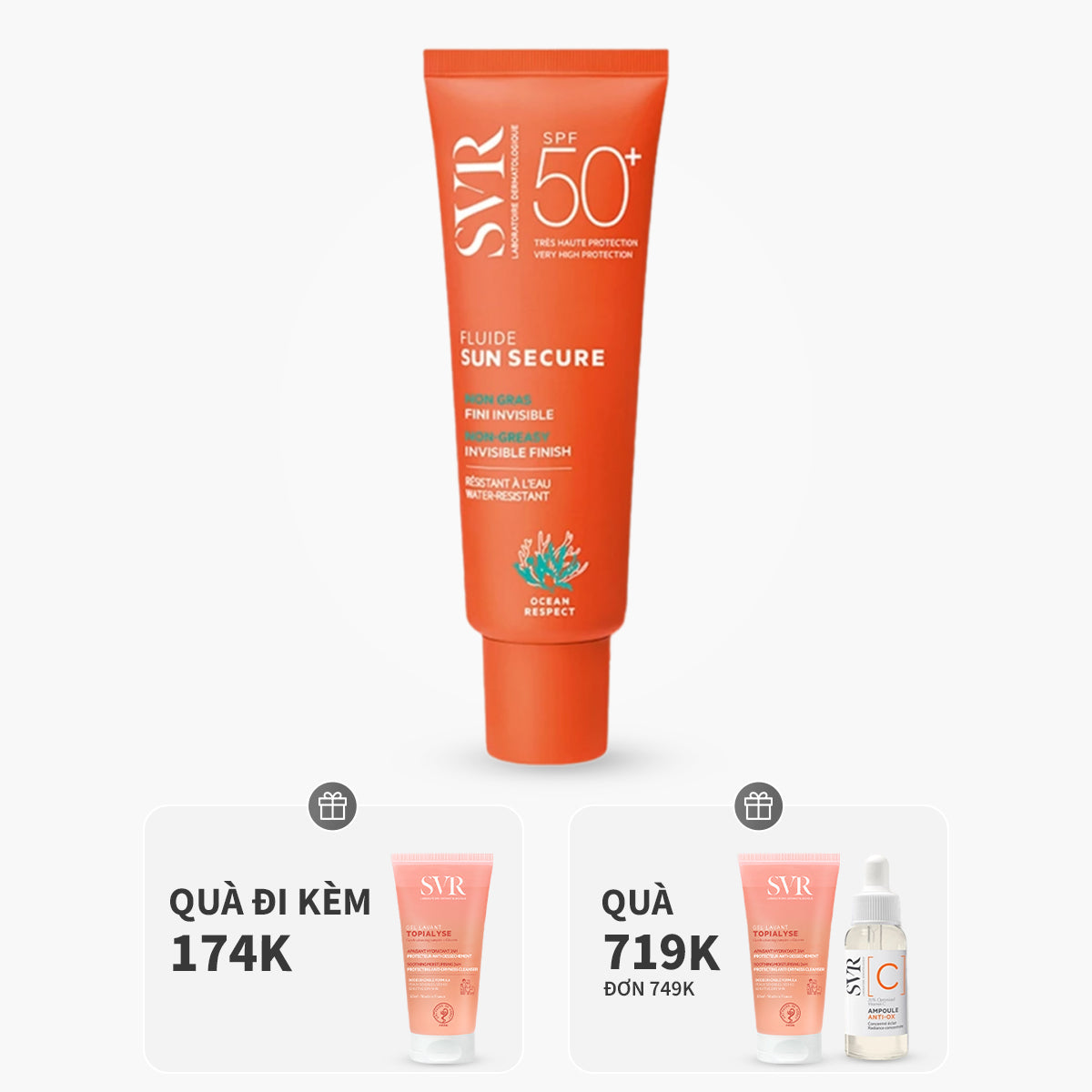 Kem chống nắng không gây nhờn da 50ml