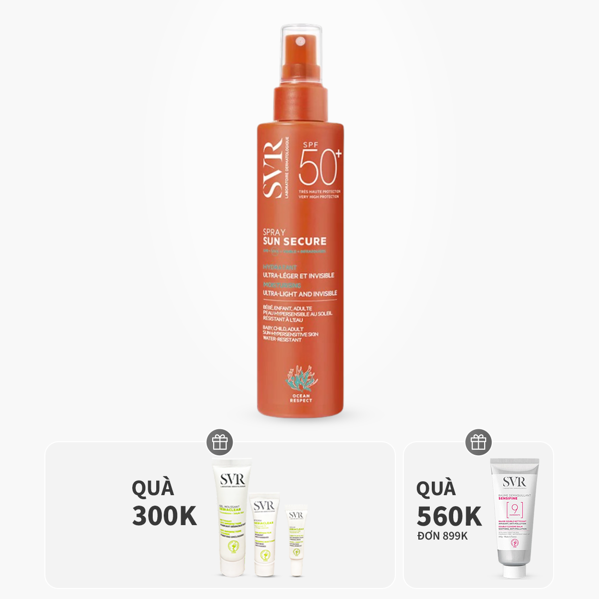 Xịt chống nắng toàn thân 200ml