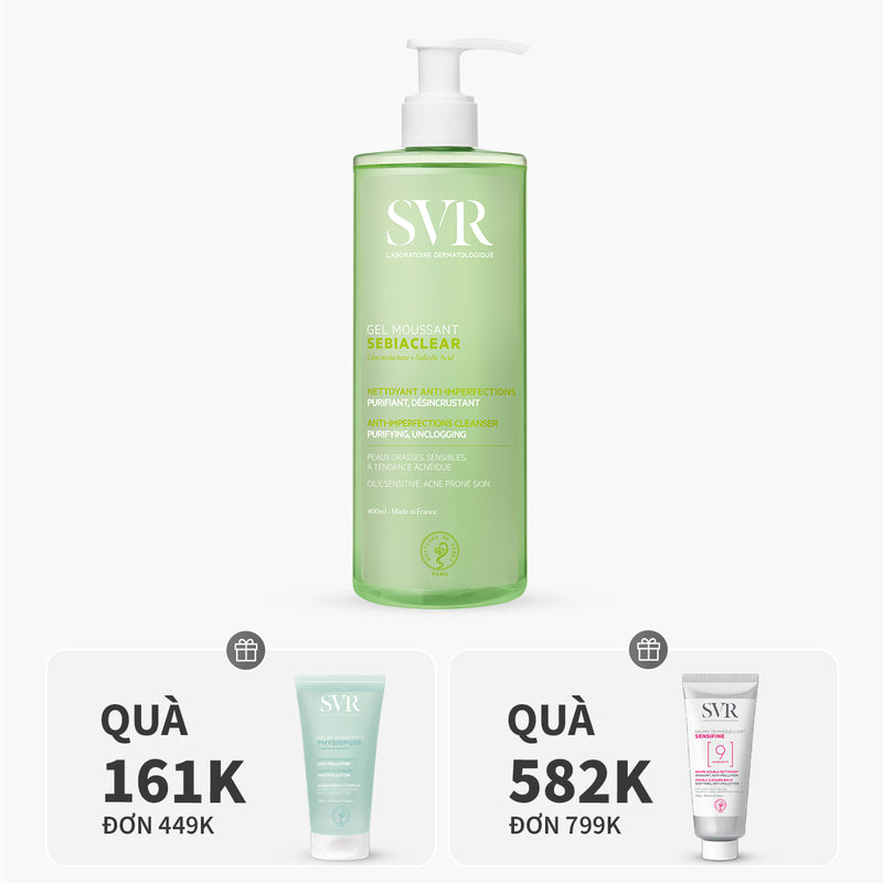 Gel rửa mặt làm sạch dầu nhờn
