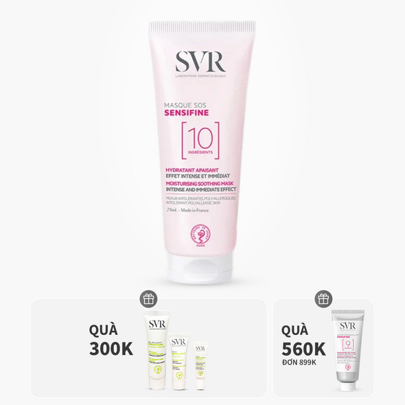 Mặt nạ làm dịu, giảm ứng đỏ 75ml