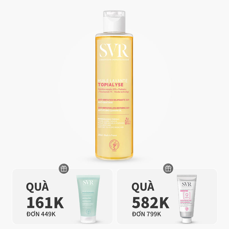 Dầu tắm làm sạch và dưỡng ẩm 200ml