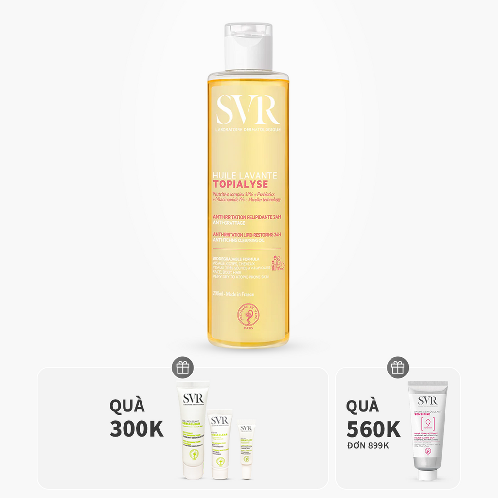 Dầu tắm làm sạch và dưỡng ẩm 200ml