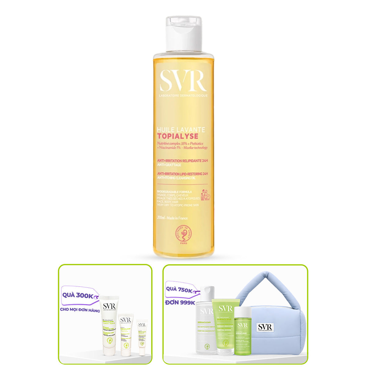 Dầu tắm làm sạch và dưỡng ẩm 200ml