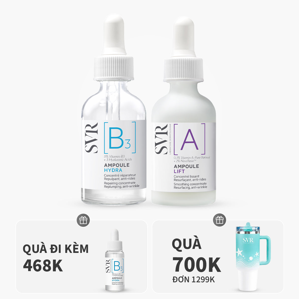 Bộ đôi Ampoule A 30ml và Ampoule B3 30ml