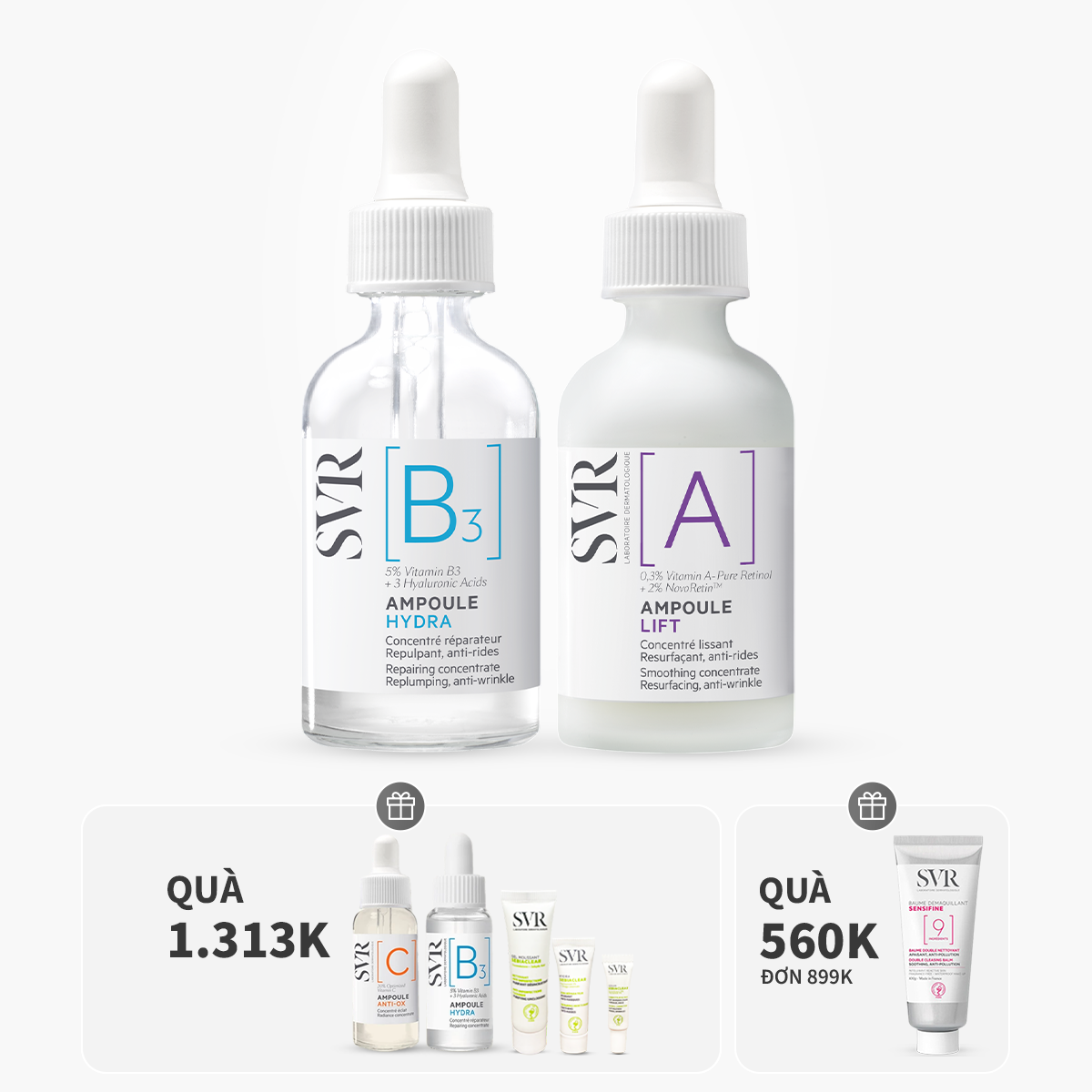 Bộ đôi Ampoule A 30ml và Ampoule B3 30ml