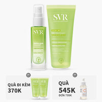 Bộ đôi tinh chất giảm mụn mờ thâm 30ml và gel rửa mặt làm sạch dầu nhờn 200ml