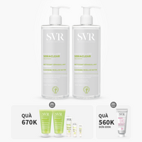 Bộ đôi nước tẩy trang làm sạch dầu nhờn 400ML