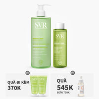Bộ đôi gel rửa mặt làm sạch dầu nhờn 400ml  và nước cân bằng giảm mụn 150ml