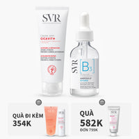 Buy combo 1 SVR CICAVIT+ CREME HPPI 40ML, 1 SVR [B3]Ampoule Hydra 30ml get 1 SVR Topialyse Gel Lavant 55ml, 1 SVR Topialyse Levres 4 g