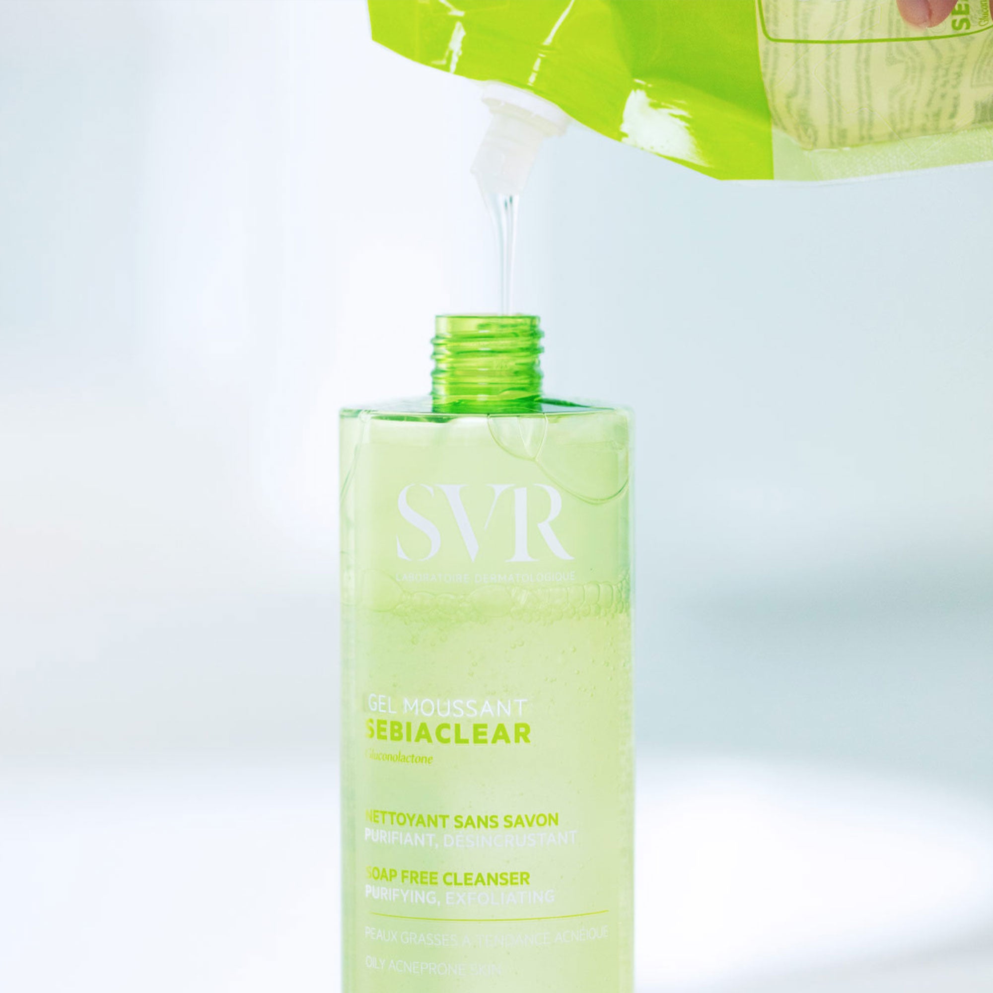 SEBIACLEAR Gel Moussant 400ml + Refill