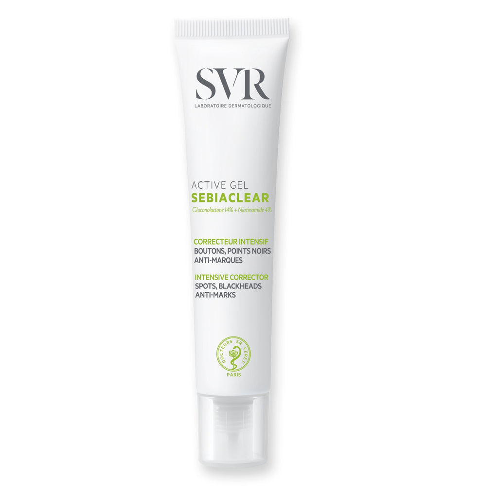 Gel dưỡng ẩm SVR SEBIACLEAR ACTIVE GEL 40ML hỗ trợ giảm mụn, mờ thâm, thông thoáng lỗ chân lông cho da dầu mụn