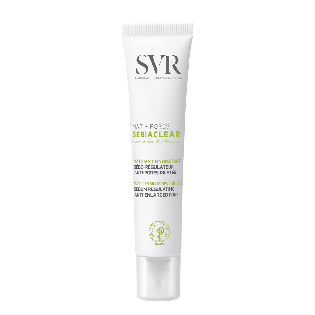 Kem dưỡng SVR SEBIACLEAR MAT PORES 40ML giúp giảm mụn và thông thoáng lỗ chân lông dành cho da dầu mụn