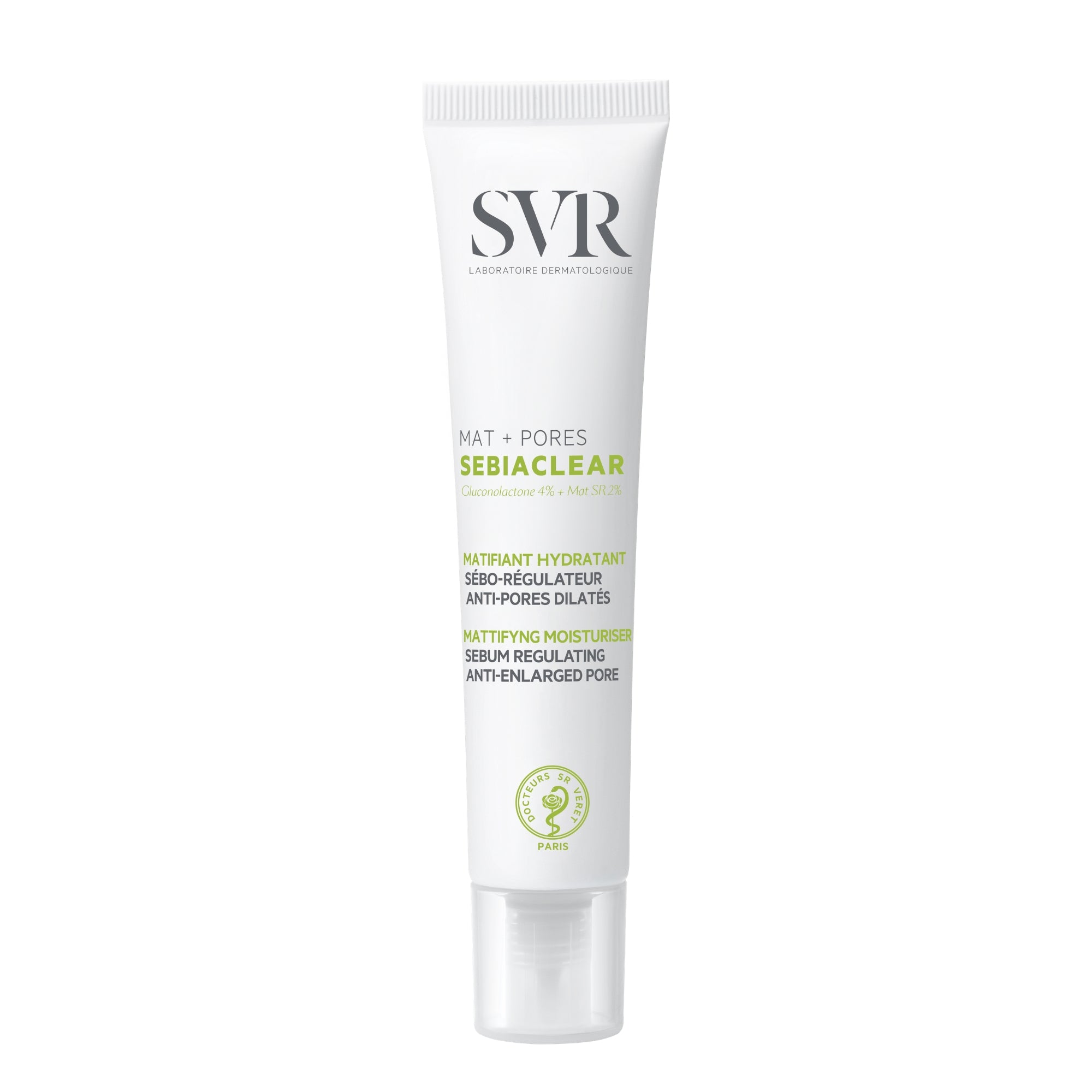 Kem dưỡng SVR SEBIACLEAR MAT PORES 40ML giúp giảm mụn và thông thoáng lỗ chân lông dành cho da dầu mụn